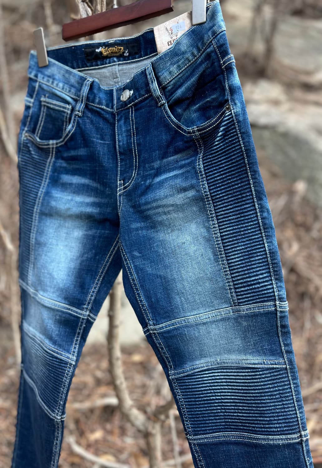 엠보 스컬 워싱 바이커진 30  상품이미지2