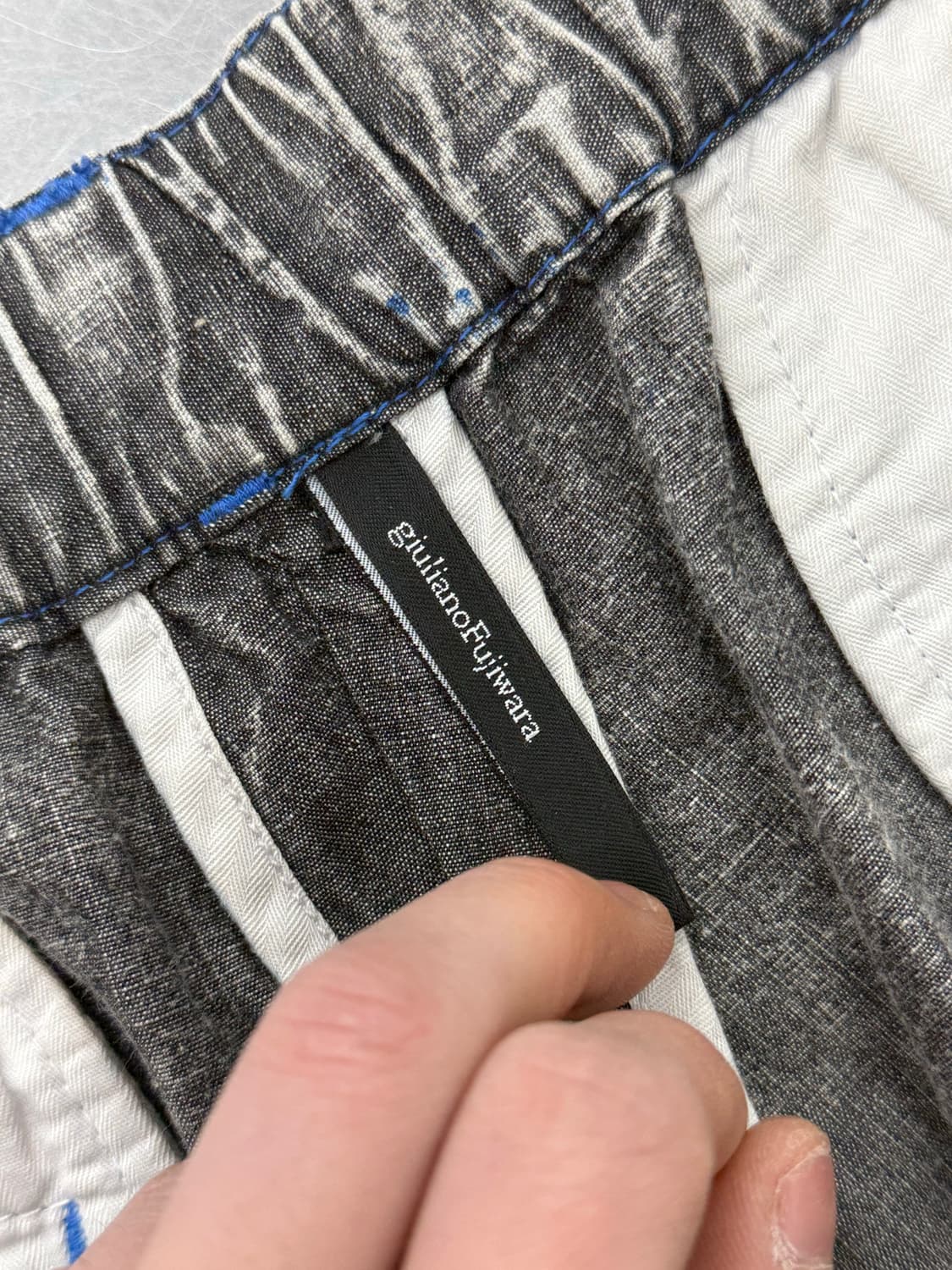 줄리아노 후지와라 왁스 페이드 버뮤다 쇼츠 상품이미지5