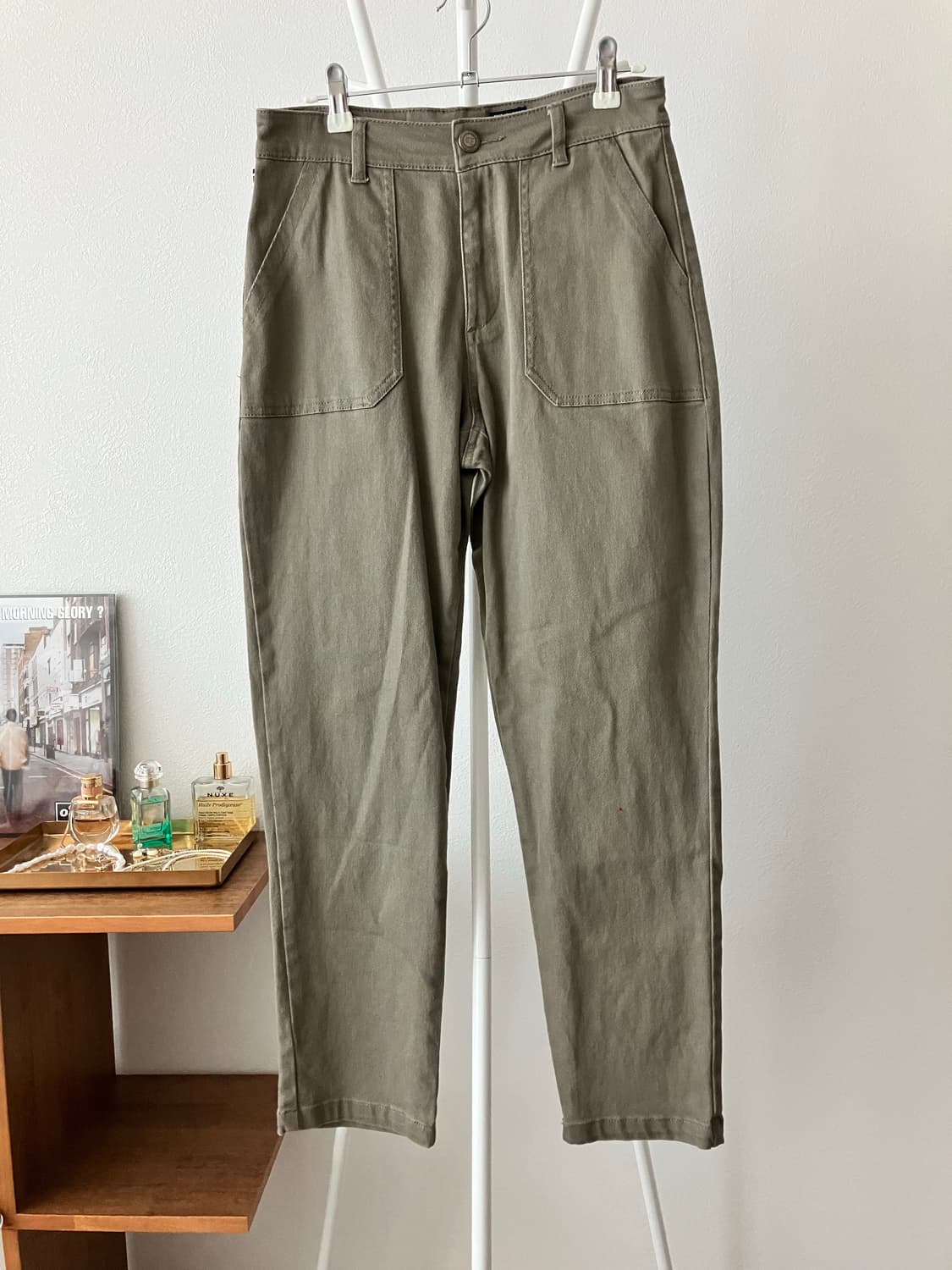BENSIMON 벤시몽 카키 와이드팬츠 28인치 상품이미지1