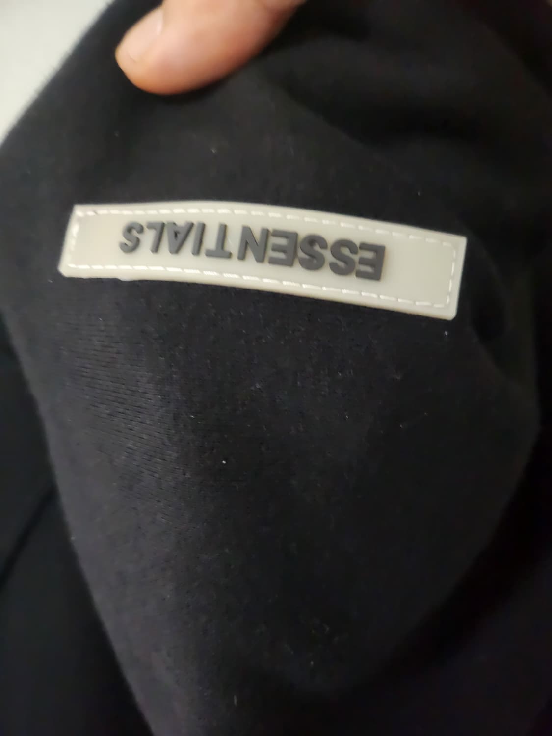 피어오브갓 정품 에센셜 블랙 후드티 L 상품이미지3