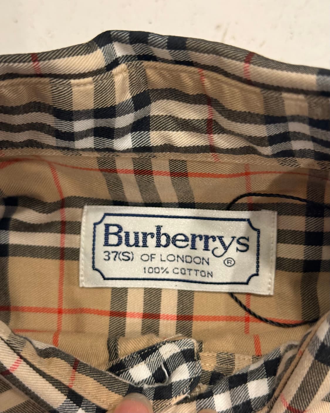 Burberrys 90s 노바체크 셔츠 상품이미지3