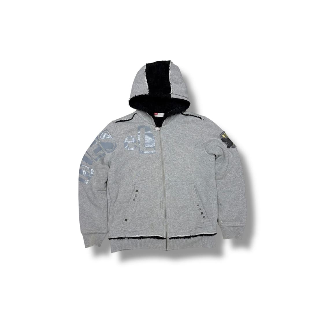 [XL] 디젤 그레이 후드집업 상품이미지3