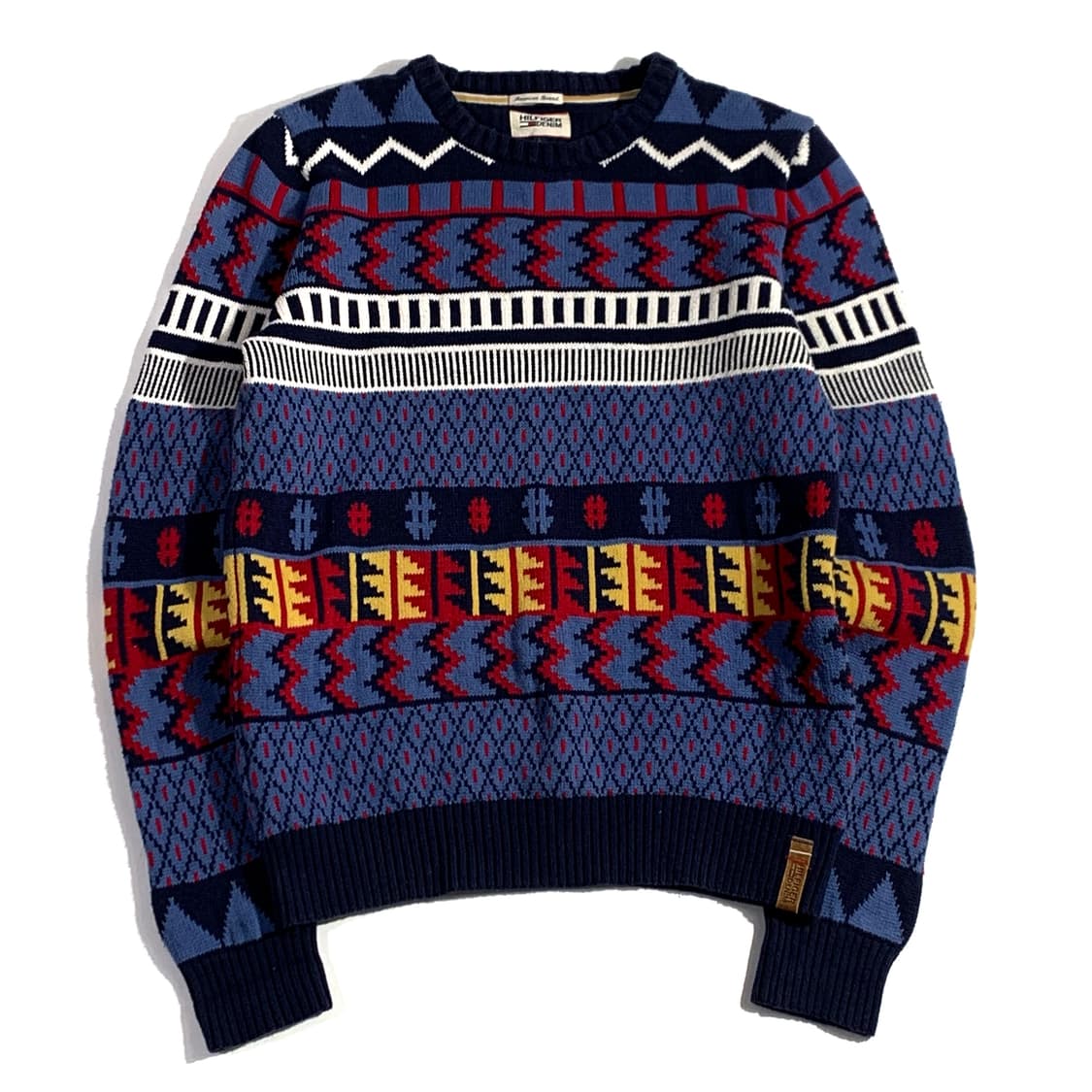 타미힐피거 패턴 니트   상품이미지1