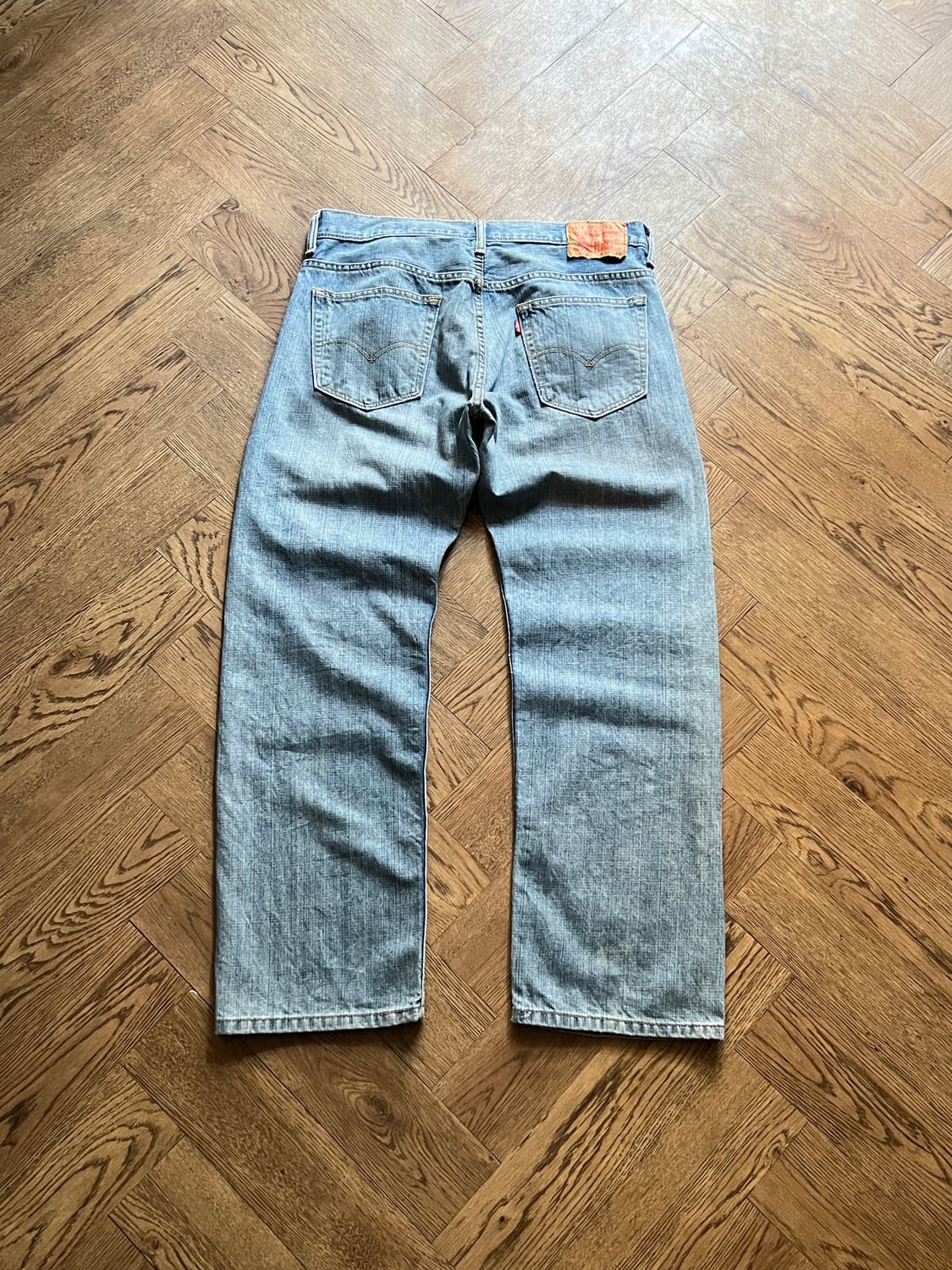 [32]리바이스 569 라이트블루 와이드핏 데님 팬츠 상품이미지2