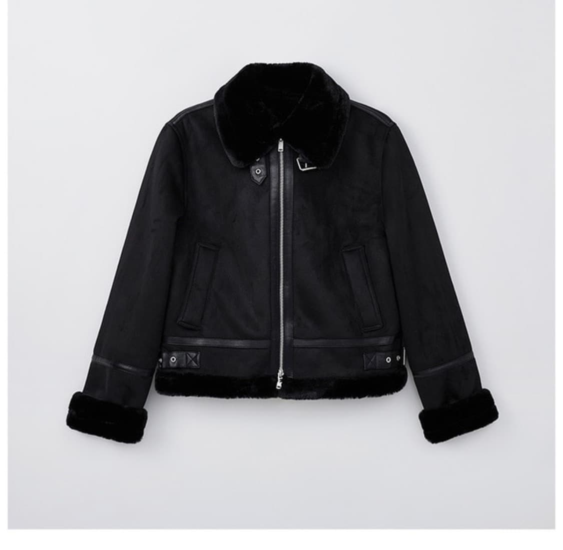 스파오 퍼 무스탕 상품이미지1