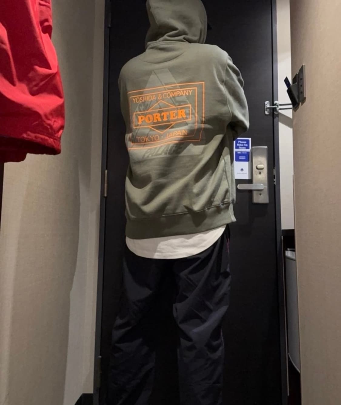 팔라스 x 포터 후드 올리브 상품이미지7