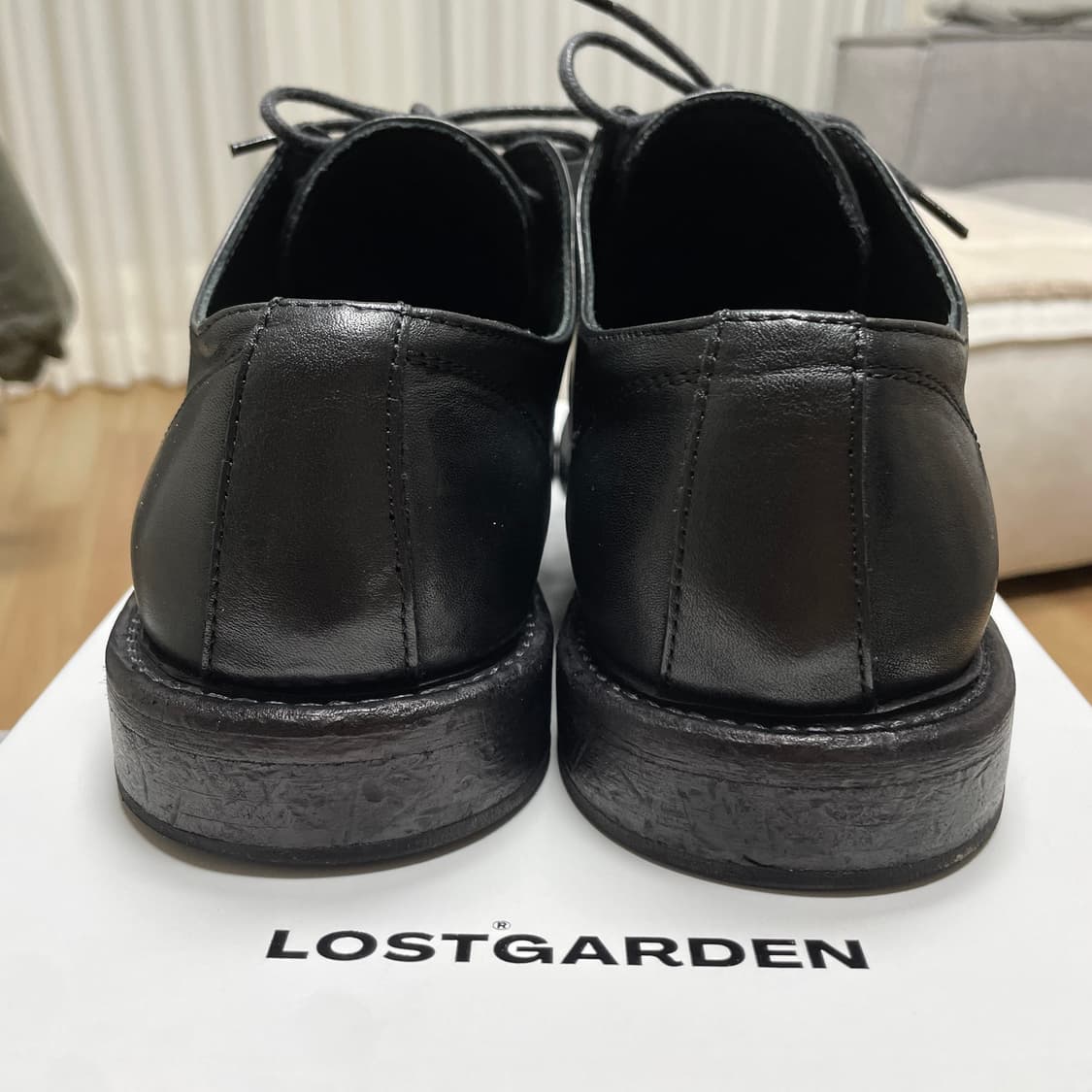로스트가든 유니폼 워시드 더비 블랙 42.5 상품이미지3
