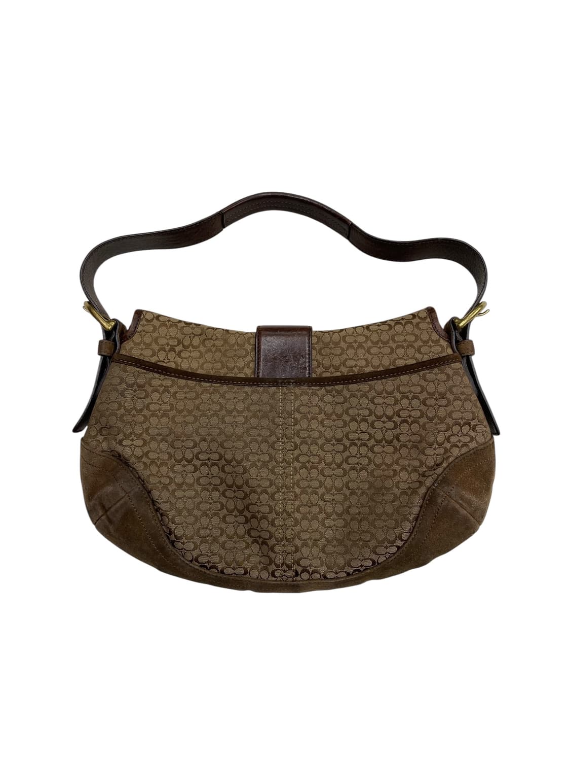 코치 y2k 브라운 숄더백 상품이미지2