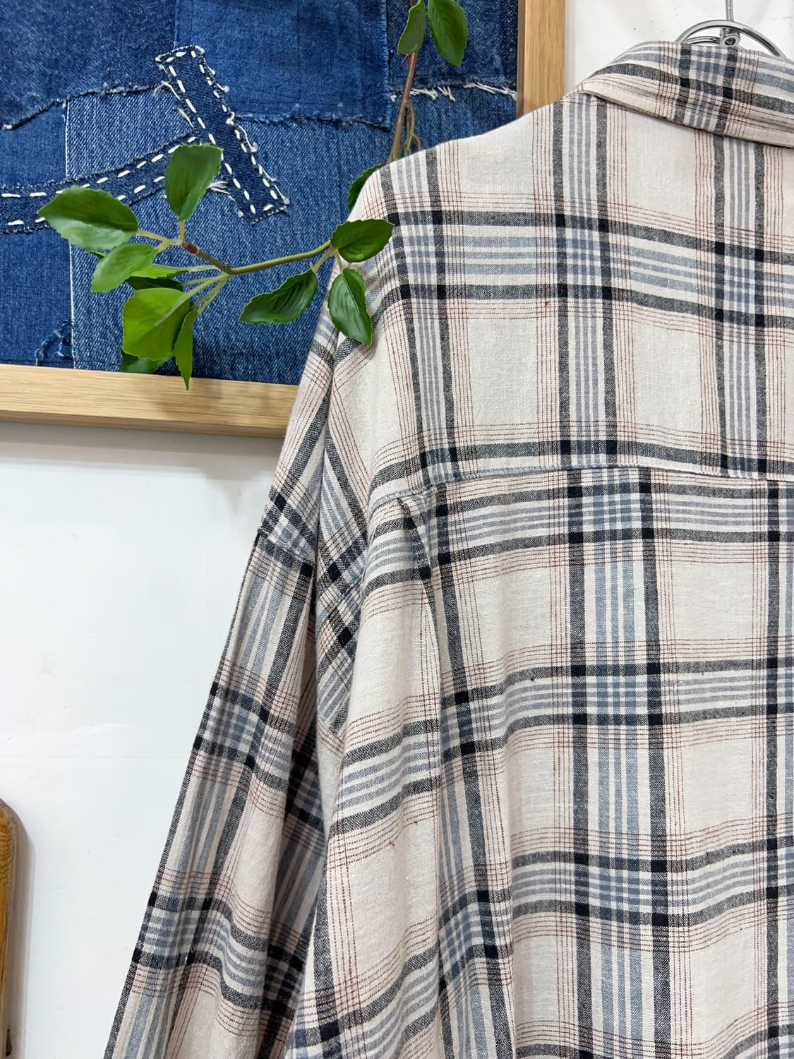 👧🏻WEGO     Oversized Checkered Shirt  상품이미지9