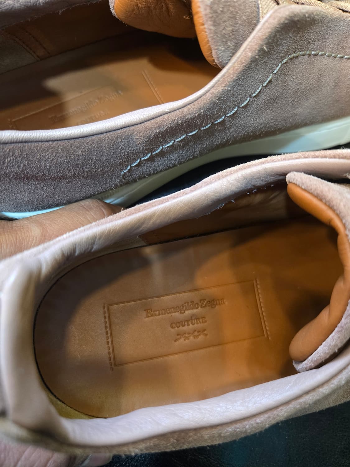 에르메네질도 제냐 스웨이드 스니커즈 265 상품이미지10