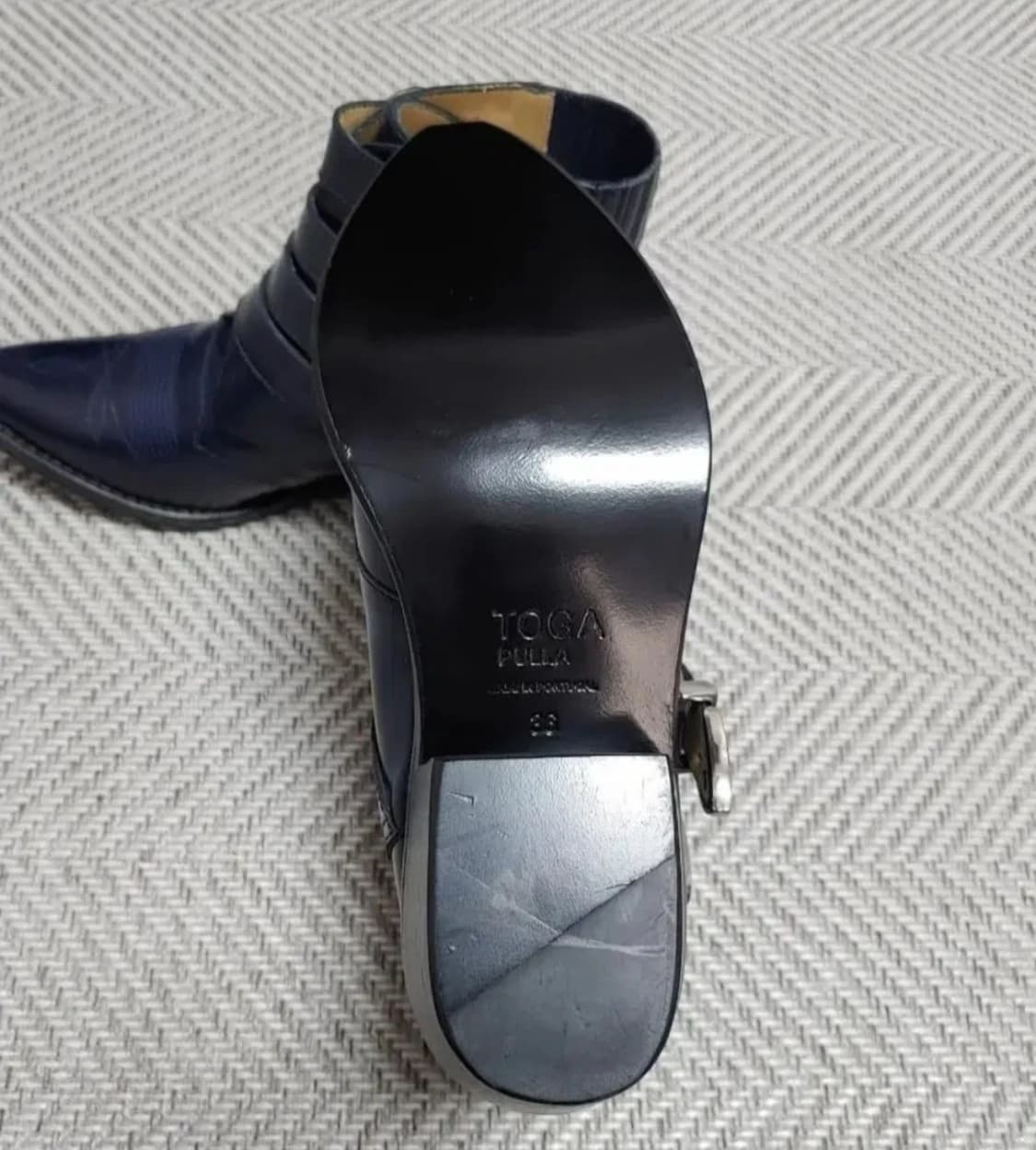 토가 TOGA PULLA 웨스턴 부츠 네이비 / 36 (230) 상품이미지4