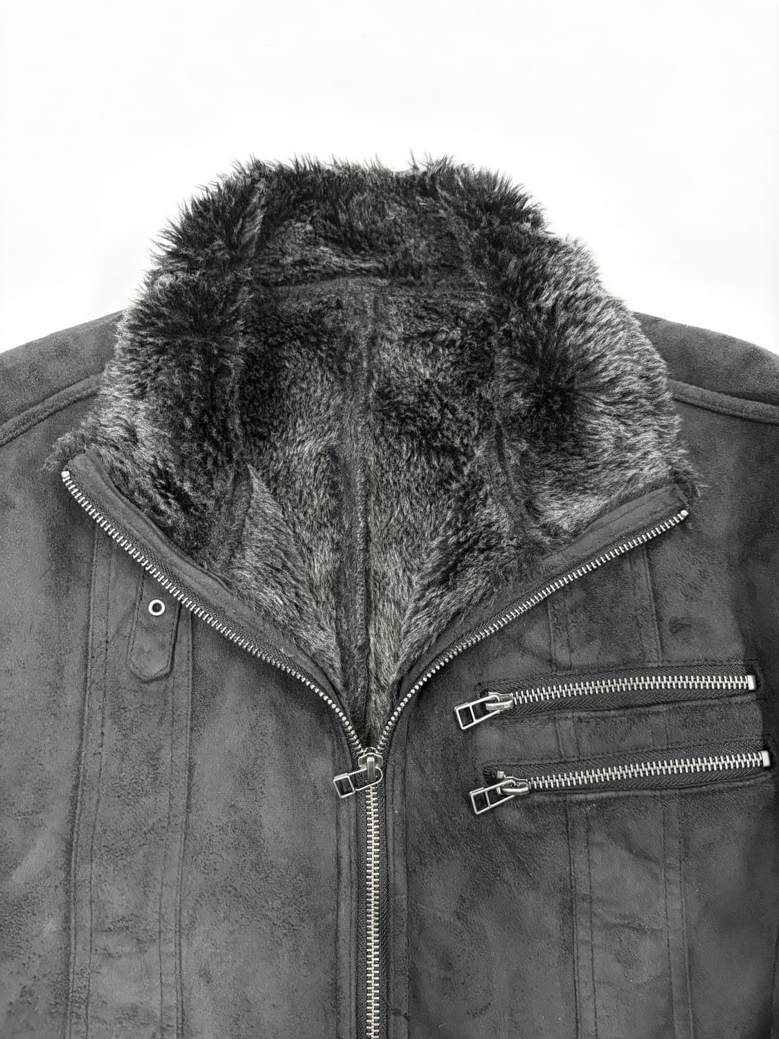 어반컬렉션 스웨이드 퍼 자켓 상품이미지5