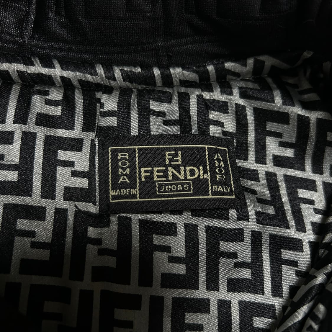 펜디 90s 주카패턴 코트자켓(실측L) 상품이미지6