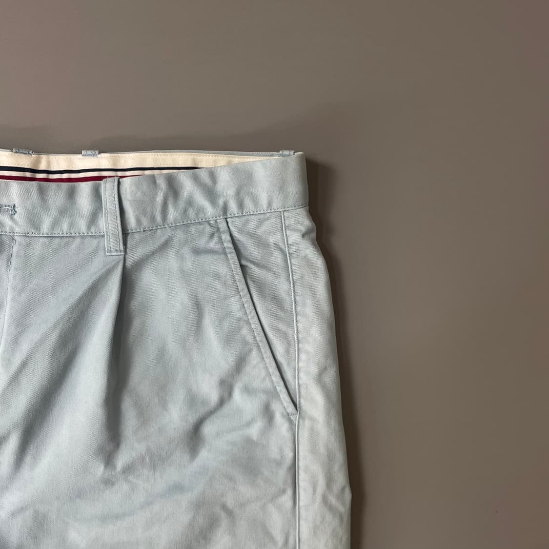 헤지스 스카이블루 코튼 하프팬츠 L 상품이미지3