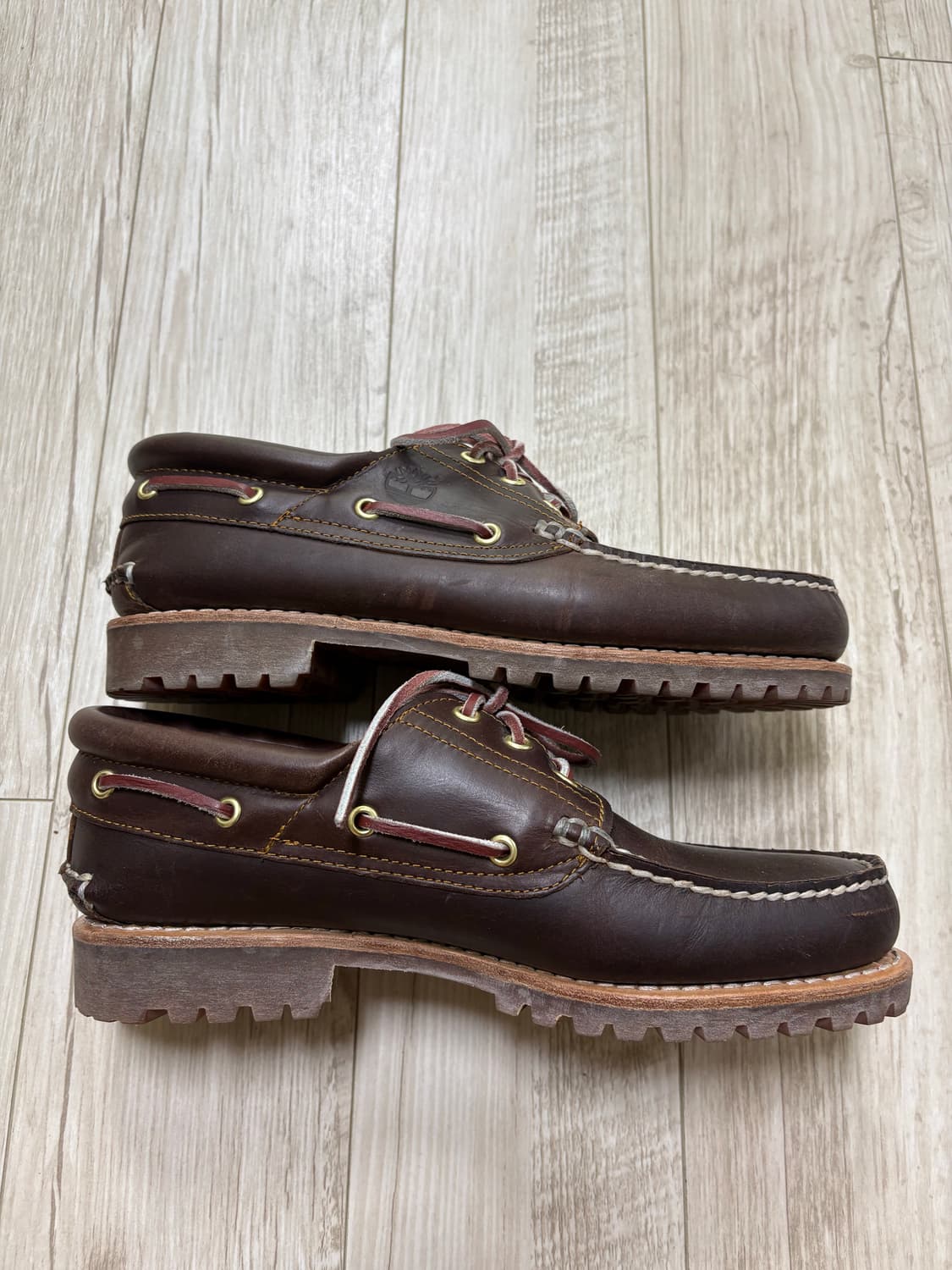 팀버랜드 3아이 보트슈즈 브라운 270 상품이미지3