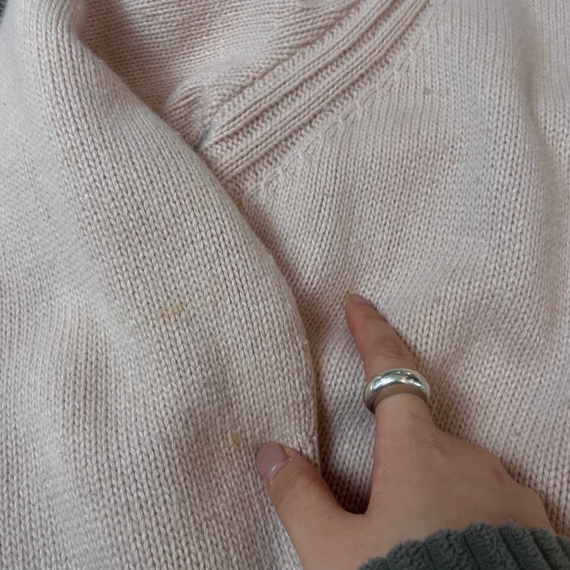 막스마라 연핑크 니트 가디건 L 상품이미지7