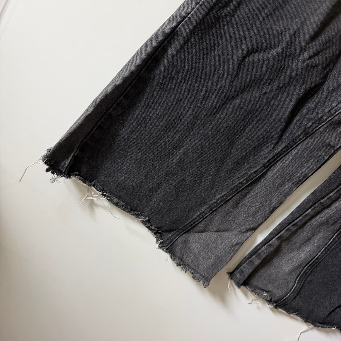 여자 흑청 부츠컷 팬츠 M 상품이미지4