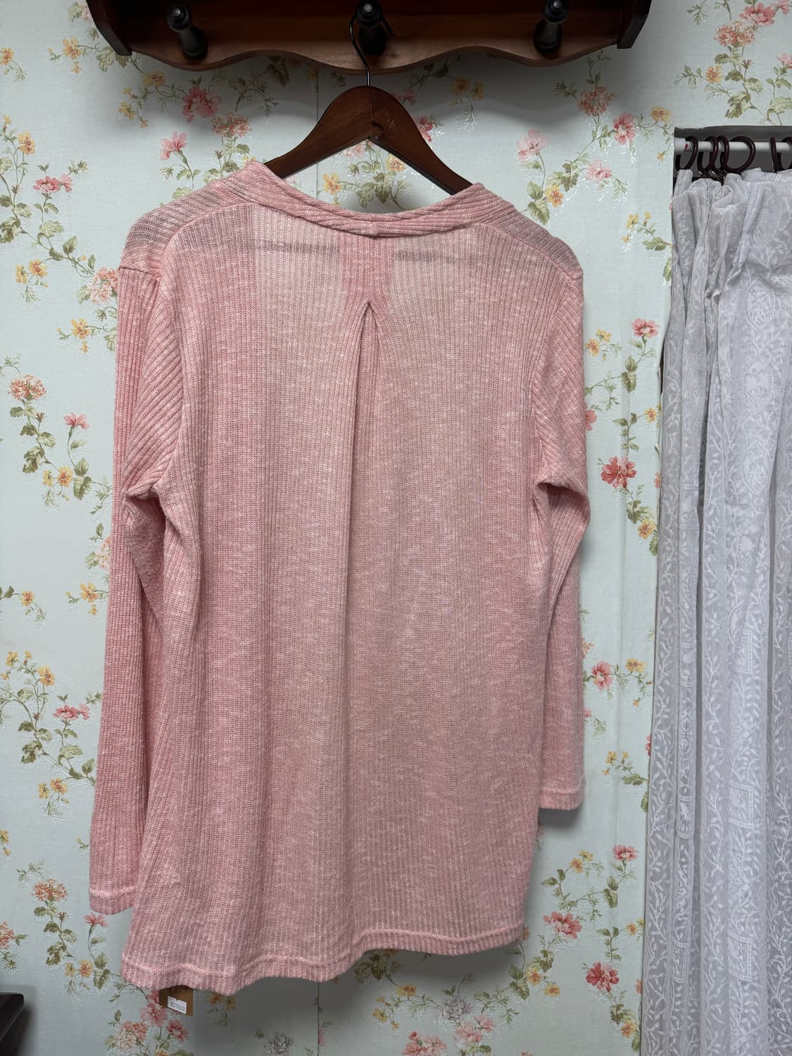 핑크 오픈형 가디건 상품이미지2