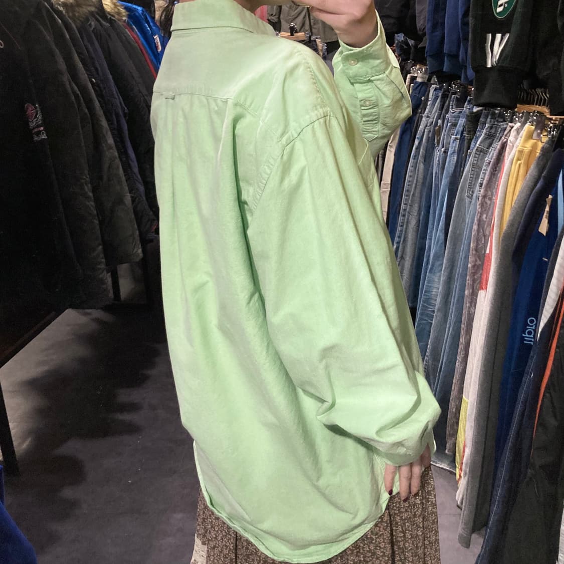 [IM] 폴로 랄프로렌 셔츠 파스텔 그린 상품이미지6