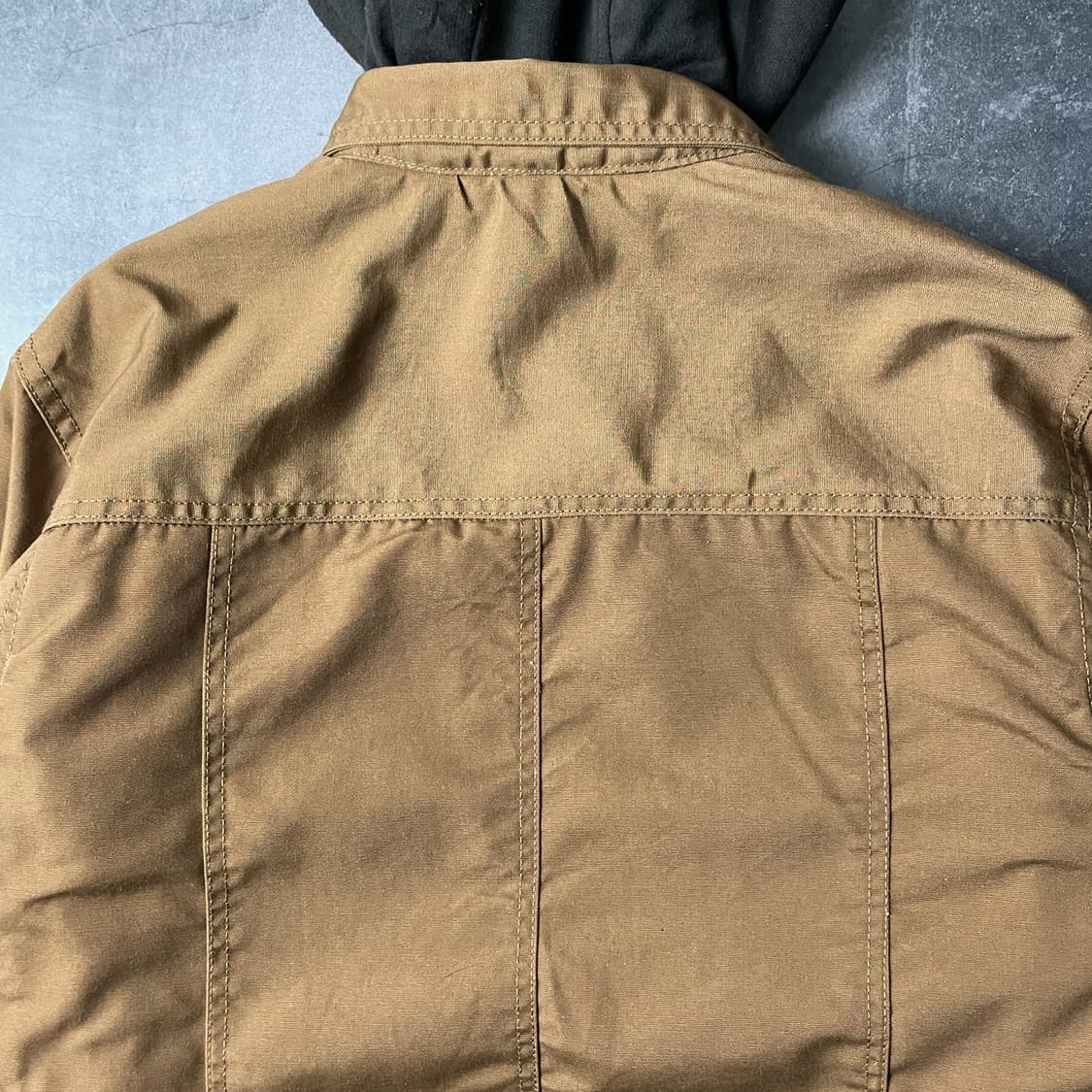 TRADESMAX 빈티지 카멜 셰르파안감 후드 코튼자켓 상품이미지7