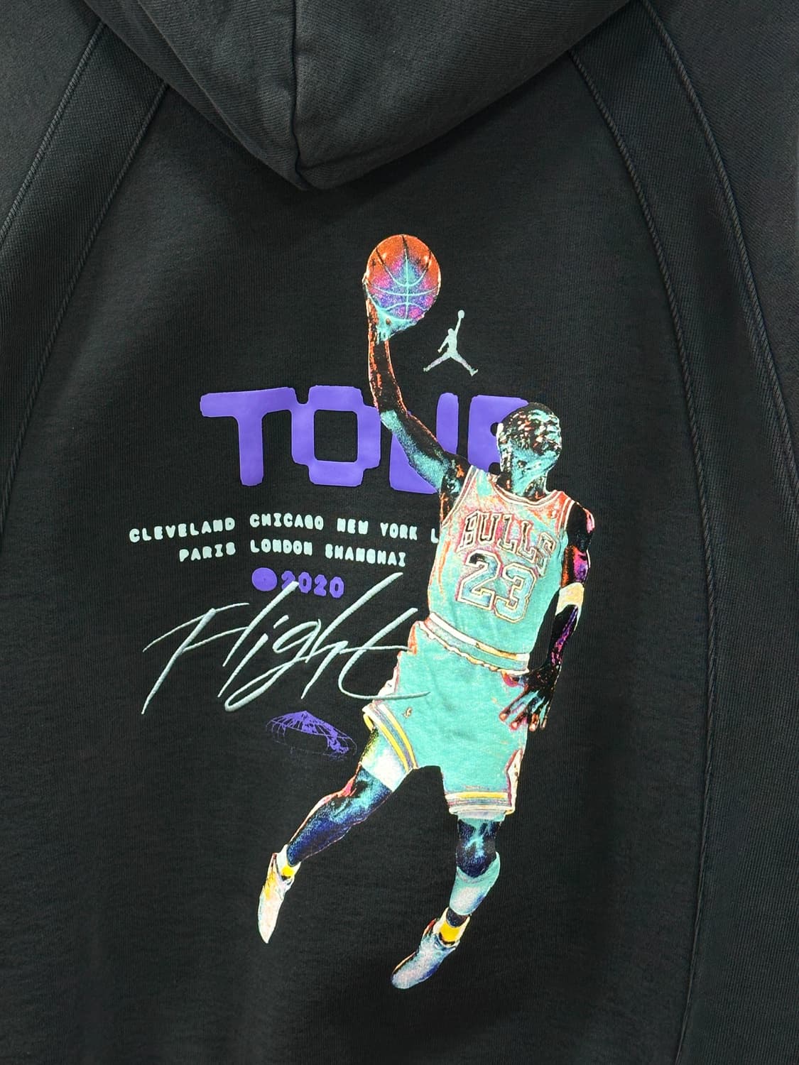 나이키 조던 플라이트 헤리티지 풀오버 후드 블랙 XL 상품이미지6