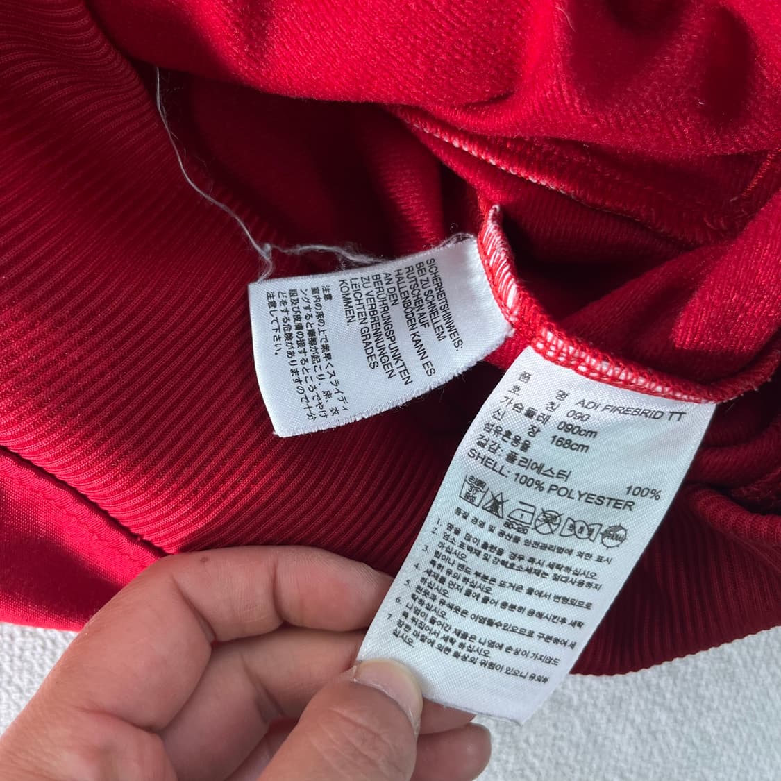 100 아디다스 파이어버드 버건디 트랩탑 져지 상품이미지4