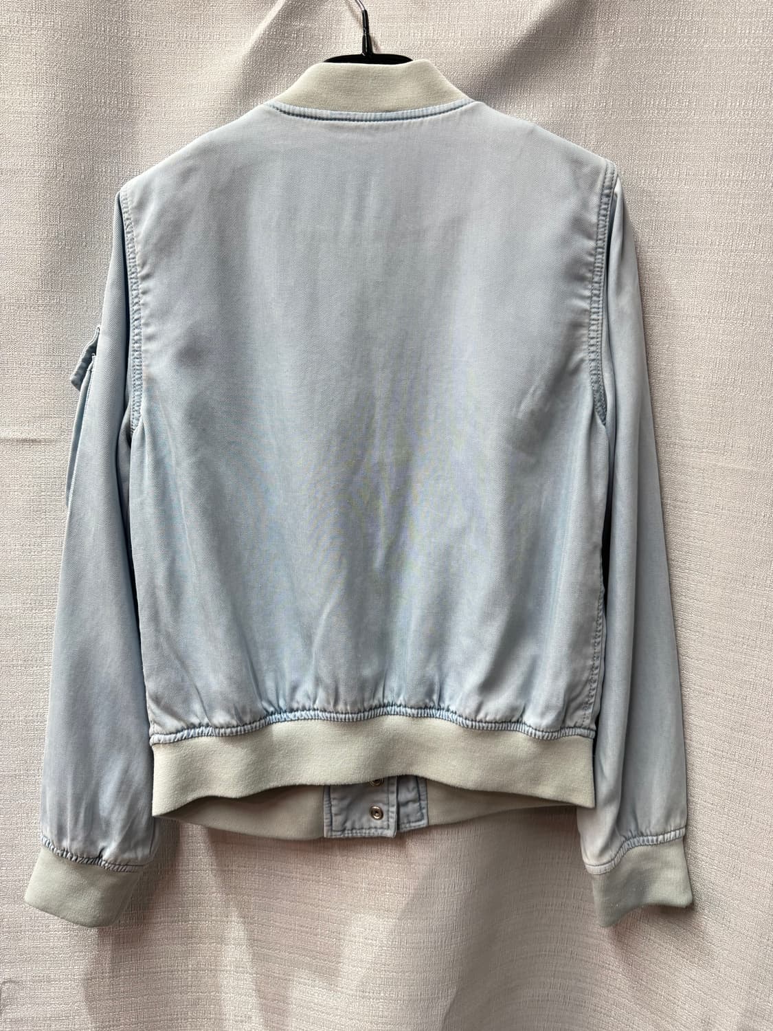 디젤 빈티지 라이트 블루 사이드포켓 봄버자켓 XS(S) 상품이미지4