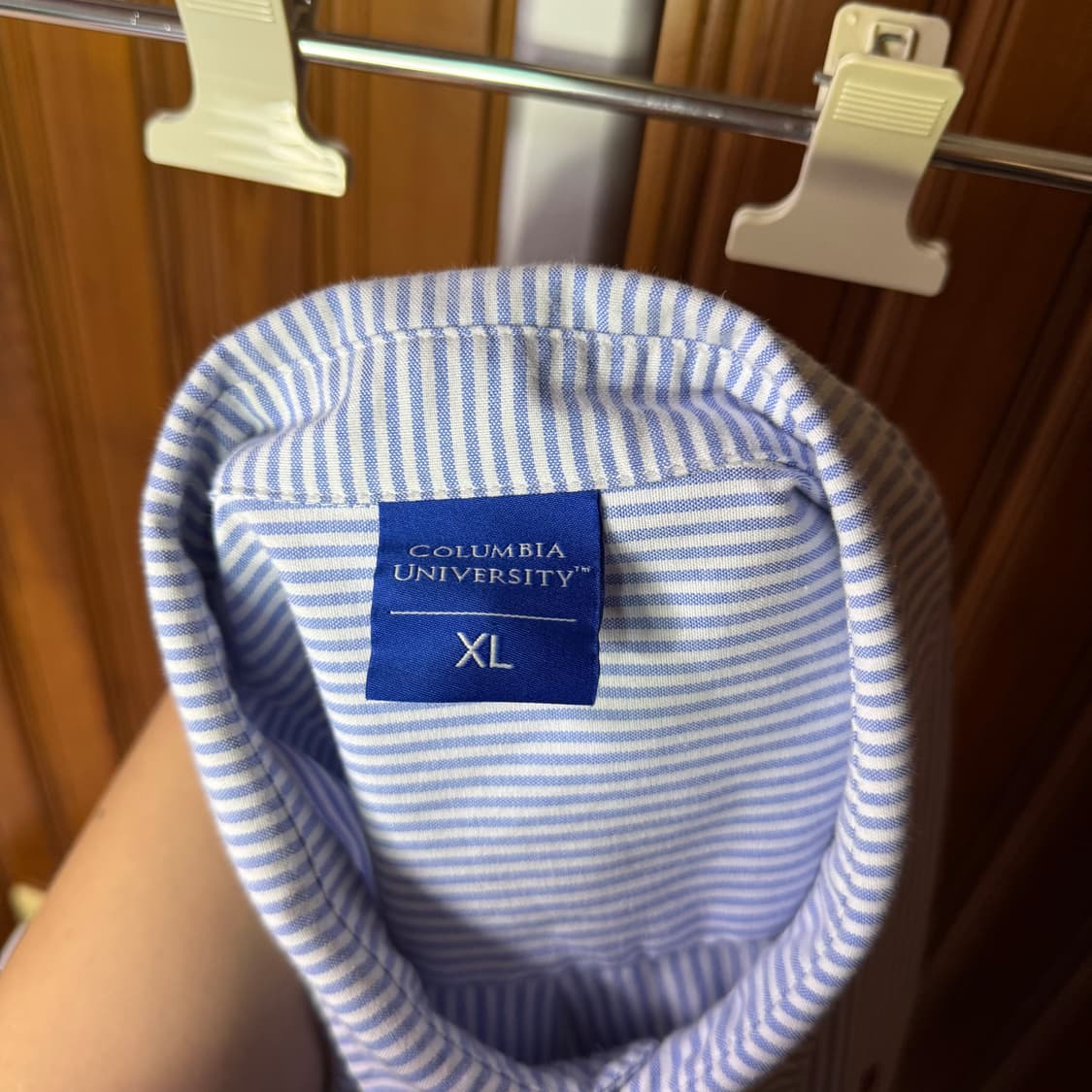 Columbia University 스트라이프 셔츠 XL 상품이미지3