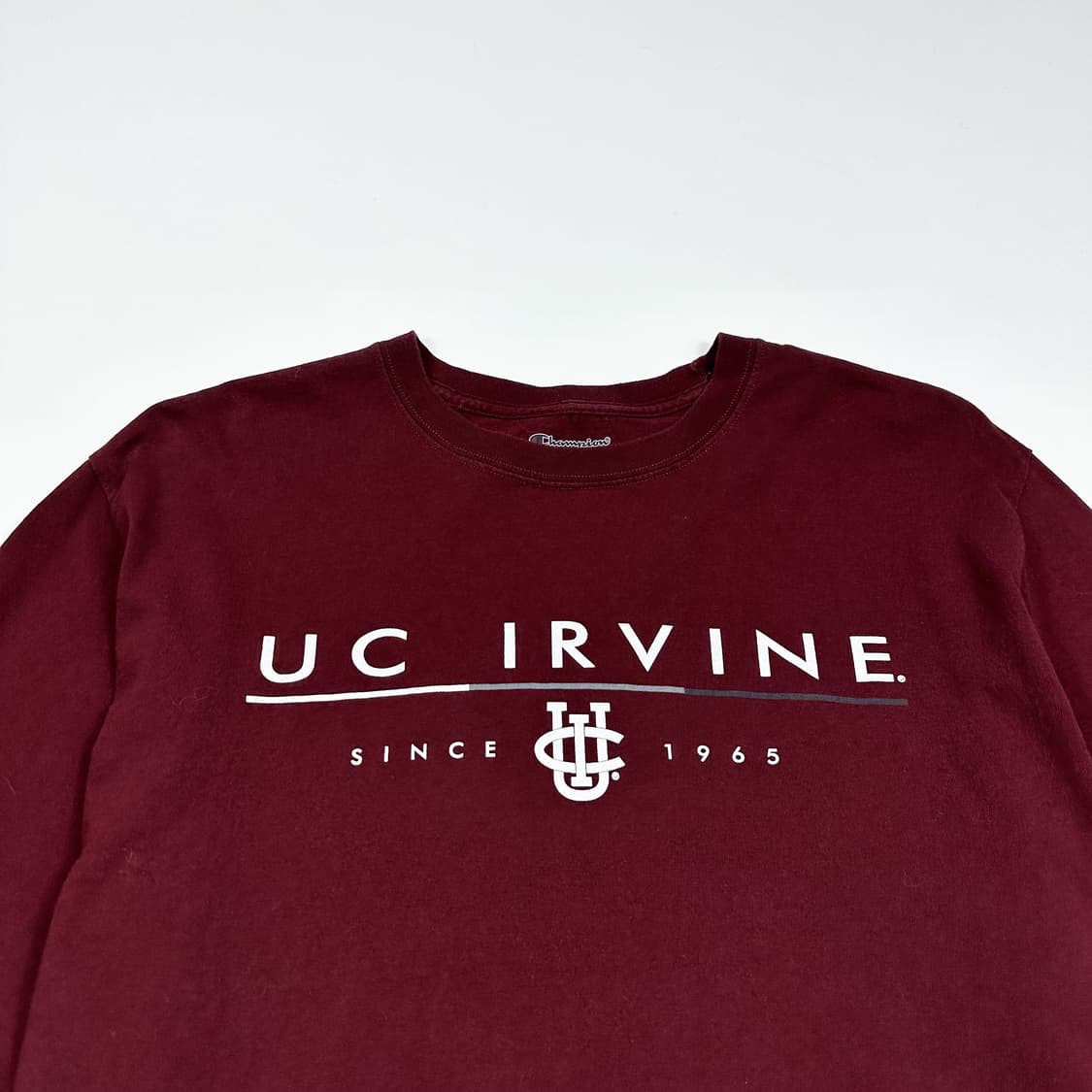 챔피온 빈티지 프린팅 롱슬리브 버건디 M 상품이미지2