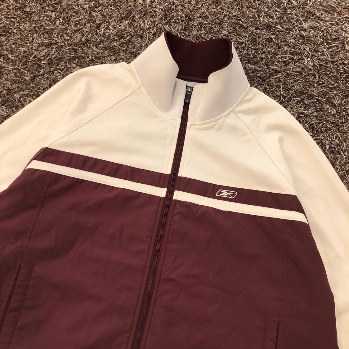 리복 올드스쿨 배색 트랙 자켓 상품이미지2