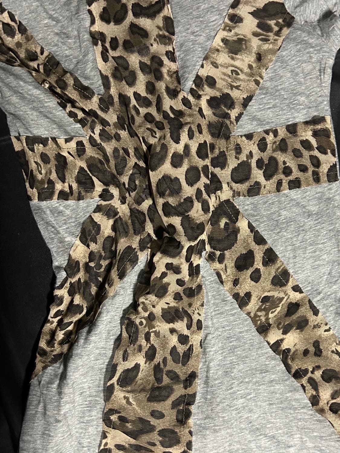 skull punk y2k leopard tee 상품이미지5