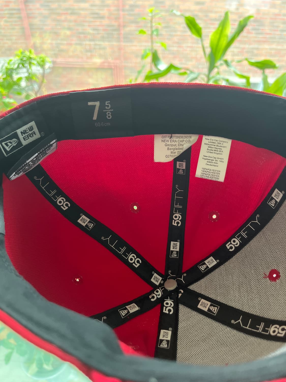 Supreme 핸드스타일 로고 레드 캡 / 정품 / 미국구매 / 60.6 상품이미지2