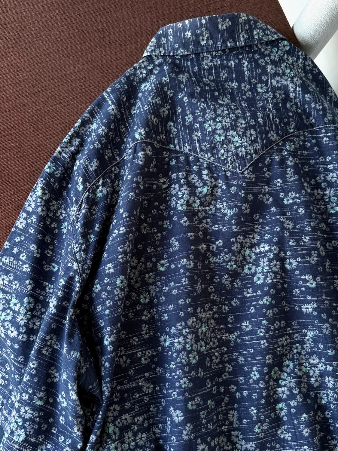 Natural cotton design pattern H/S shirt 상품이미지4