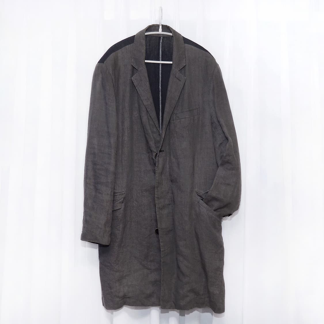 시리즈 (series) 이태리 디나모 천연 린넨 롱자켓 (100-105) 상품이미지1