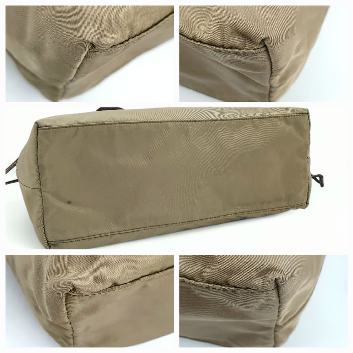 프라다 리나일론 금장 카키 쇼퍼백 숄더백 상품이미지9