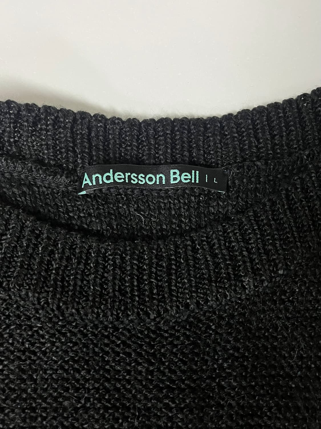 L) 앤더슨벨 무지개 니트 베스트 상품이미지3