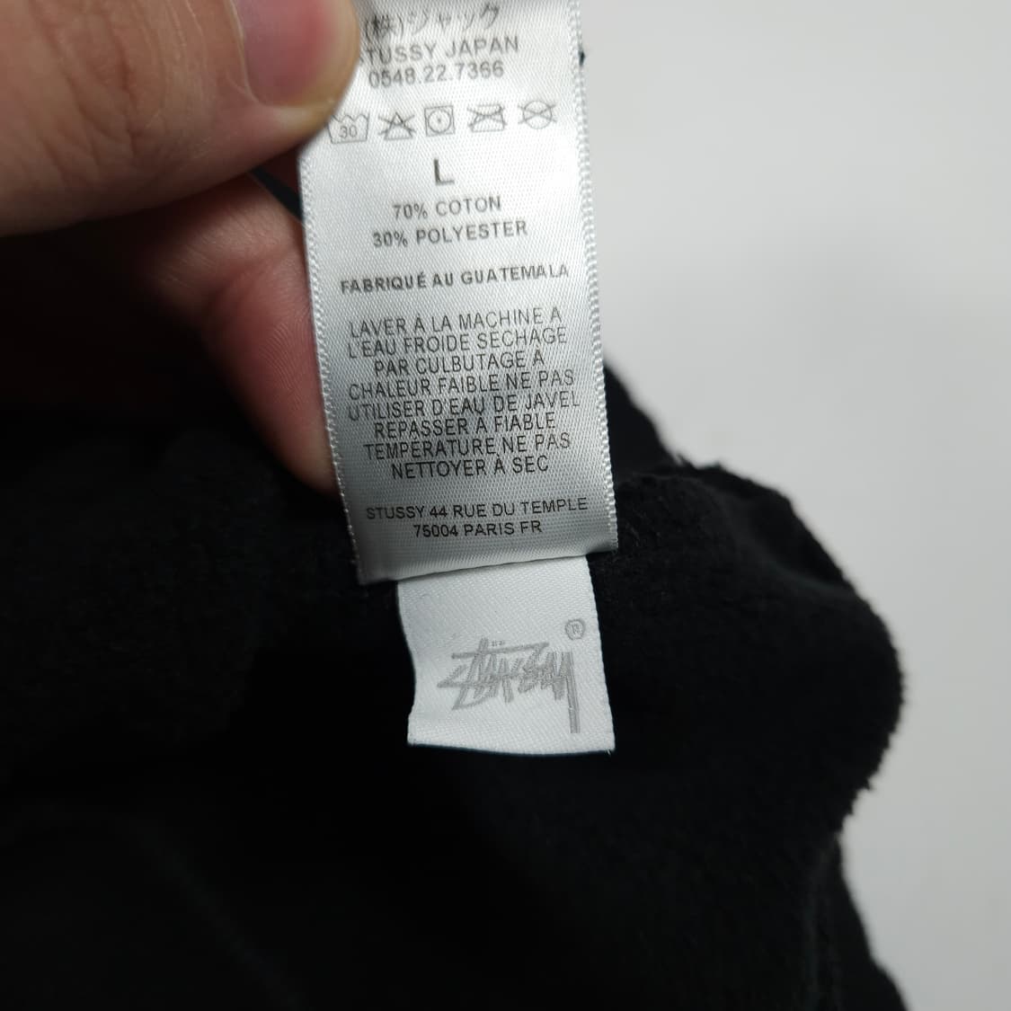 스투시 파라다이스 로스트 후드티 블랙 상품이미지7