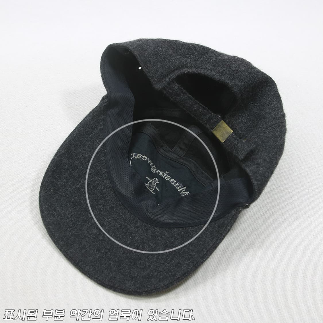 (착용컷) Munsingwear 모직 볼캡 (남성용 L) 상품이미지4