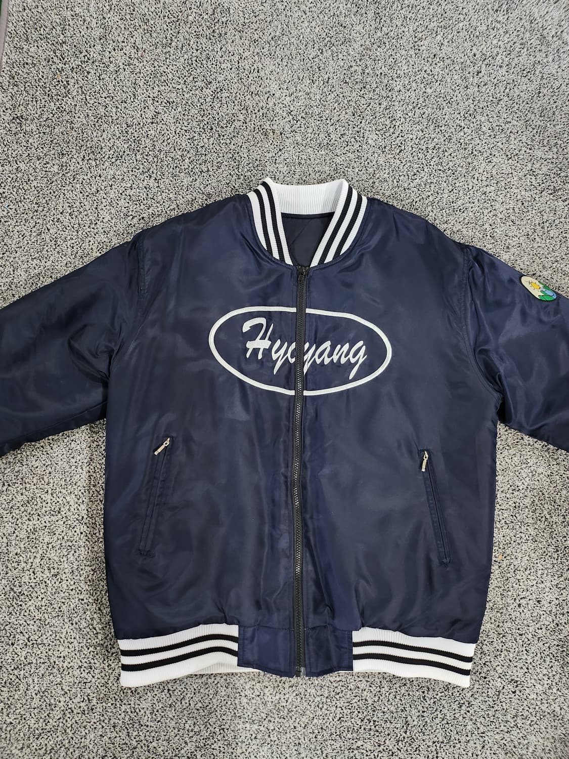 네이비 스트릿 로고 점퍼  상품이미지2