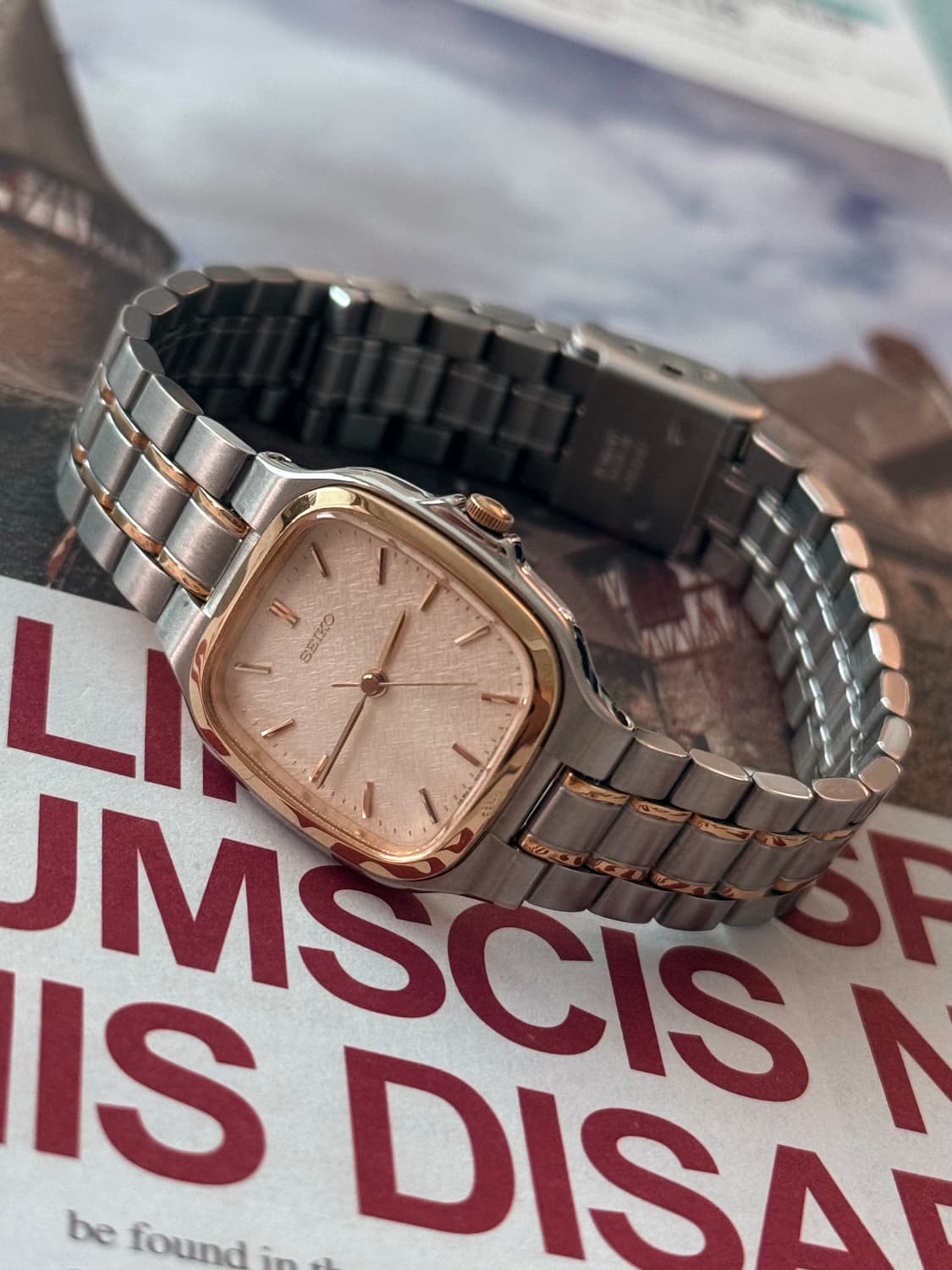 Seiko 세이코 Square Quartz Combi 상품이미지3