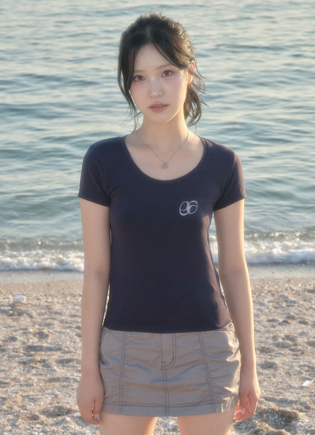 애즈온 유넥 티 네이비 상품이미지1