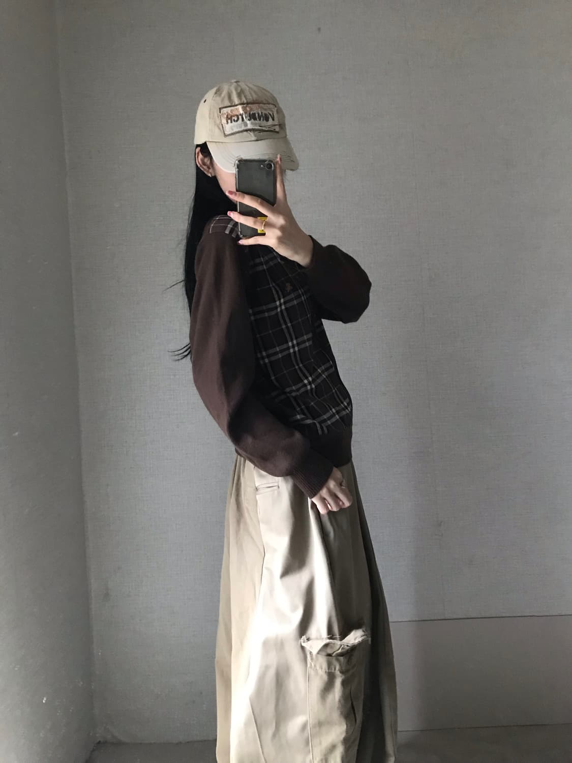 버버리 브라운 노바체크 니트집업 상품이미지5