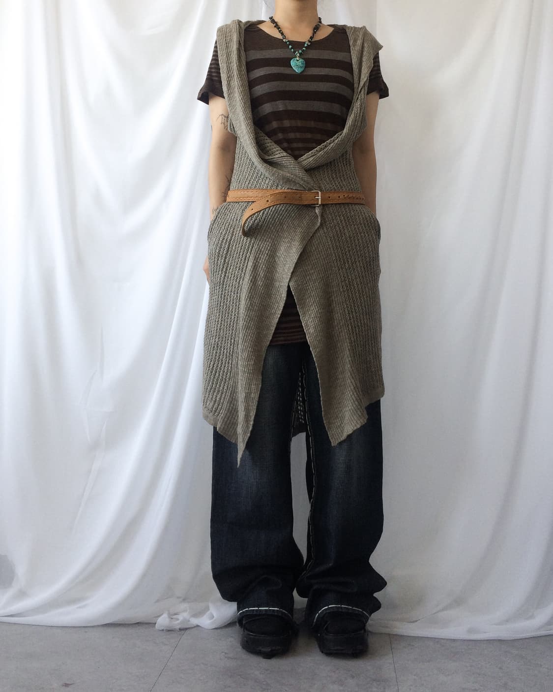 Stripe pattern onepiece 상품이미지8