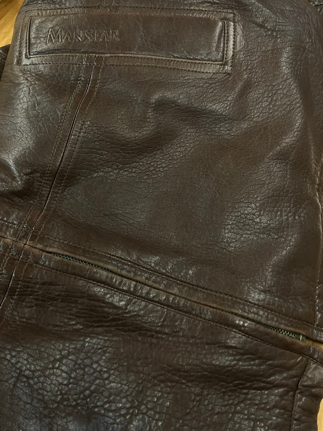 빈티지 양가죽 자켓 브라운 L #csz2910 상품이미지6