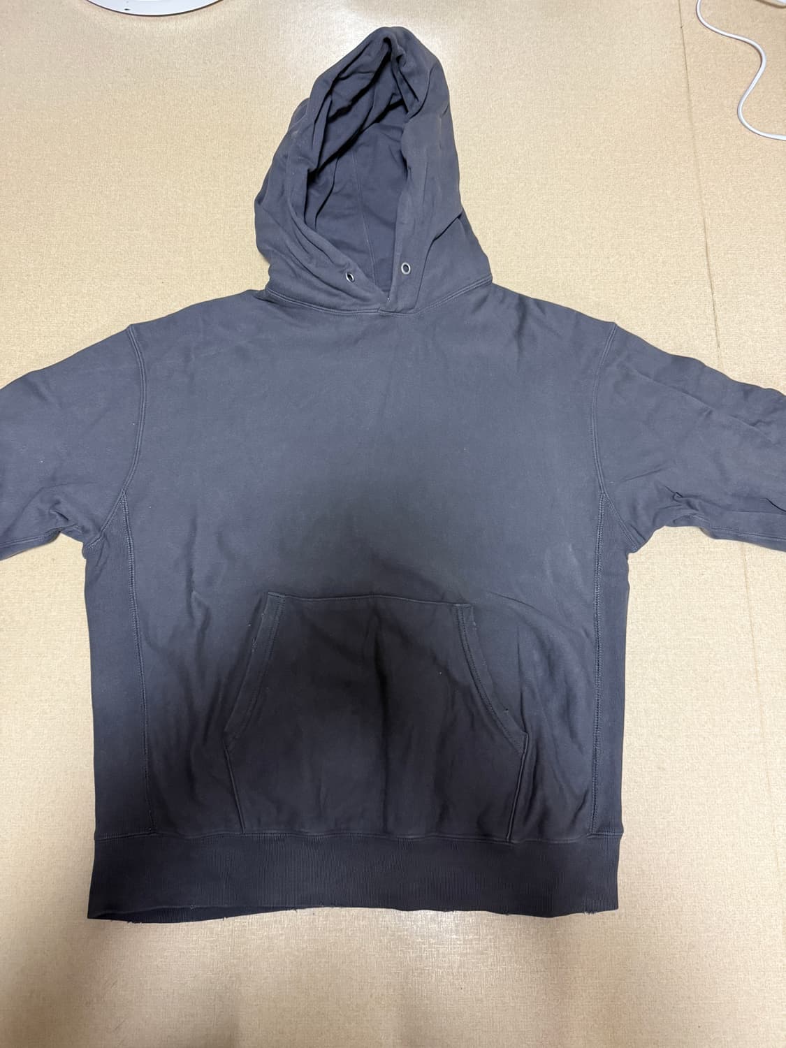 카키스 디스트레스드 후디, 3사이즈 상품이미지1