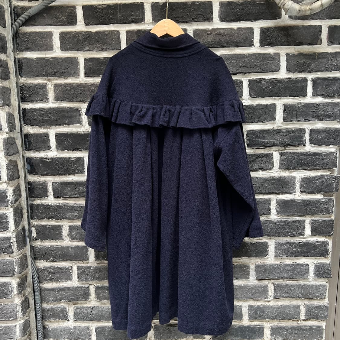 80s 아카이브 꼼데가르송 프릴 코트 상품이미지3