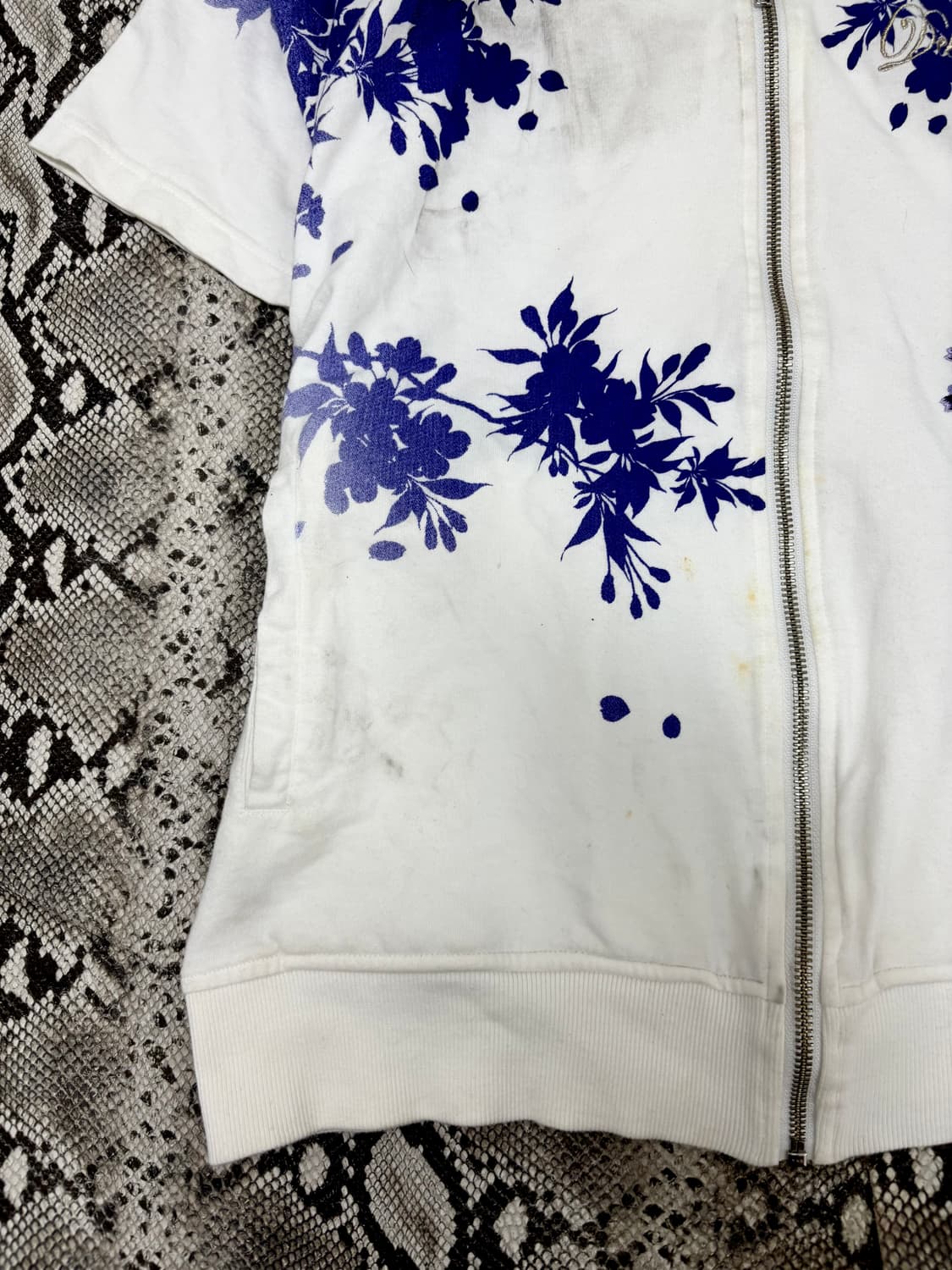 “Vintage” Oriental Back Print 1/2 Zip Up 상품이미지4