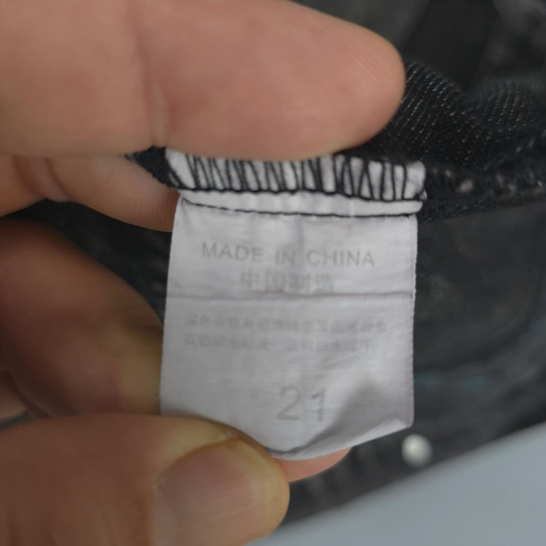 FMJIALIE 워싱 데님 카고 베스트 블랙 M 상품이미지7