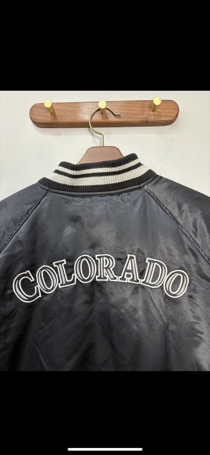 MLB 콜로라도 로커스 블랙 바시티 자켓 H1628 상품이미지7