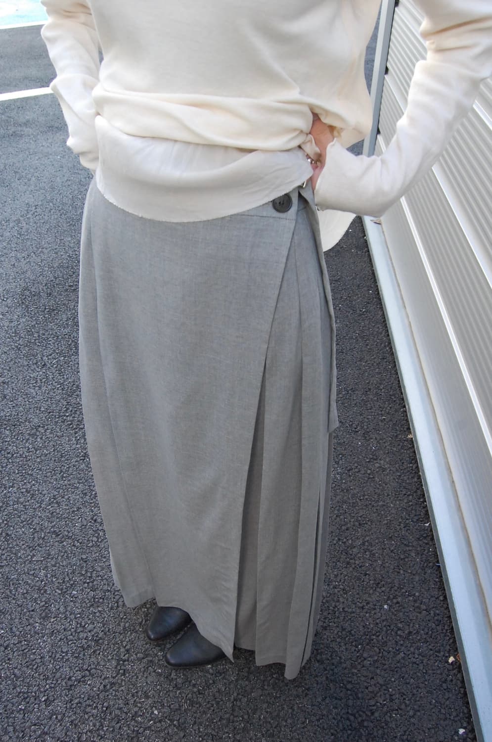 Iwish by Yohji Yamamoto pleats skirt 상품이미지2